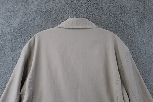 Vintage Norm Thompson Field Jacket Long Sleeve Beige Size XL Read Description image 16