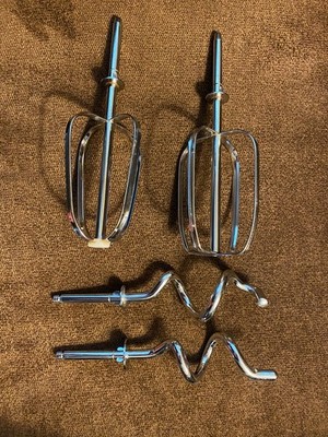 Vintage Set SUNBEAM MIXMASTER BEATERS & DOUGH HOOKS 01401 2356