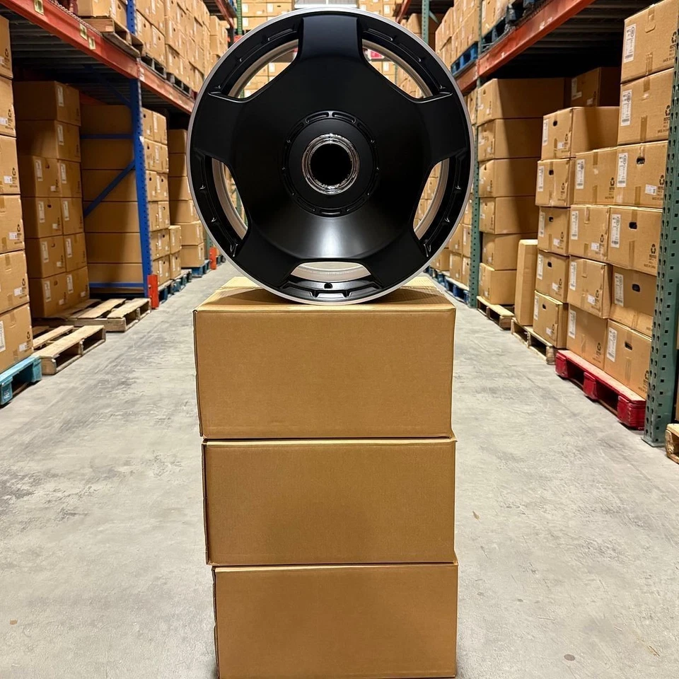 20" GT63 AMG MONOBLOCK STYLE BLACK WHEELS FITS MERCEDES BENZ SL500 SL550 SL55 - Image 4 of 4