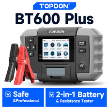 Topdon Bt600 Plus Car Battery Tester Battery Alternator For 6v12v24v Battery