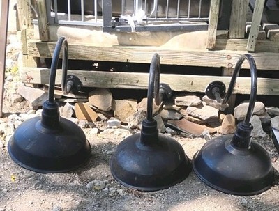 Vintage Gooseneck Barn Wall Mount light fixtures Hardwired Matte Finish, 
