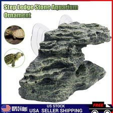 Turtles Basking Resin Platform Tortoise Climbing Step Ledge Resting Dock Supply