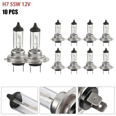 10 x H7 Bulbs (477/499) 12v 55W PX26d Lamp Headlight Halogen Trade Quality Bulb