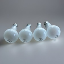 GE 75W Light Bulbs Rough Service Vintage NOS 4 Pack A21