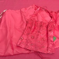 Blondie Nites Y2K Pink Floral Gown 2 Piece Set w/ Sequin Embroidery NWT Size 11