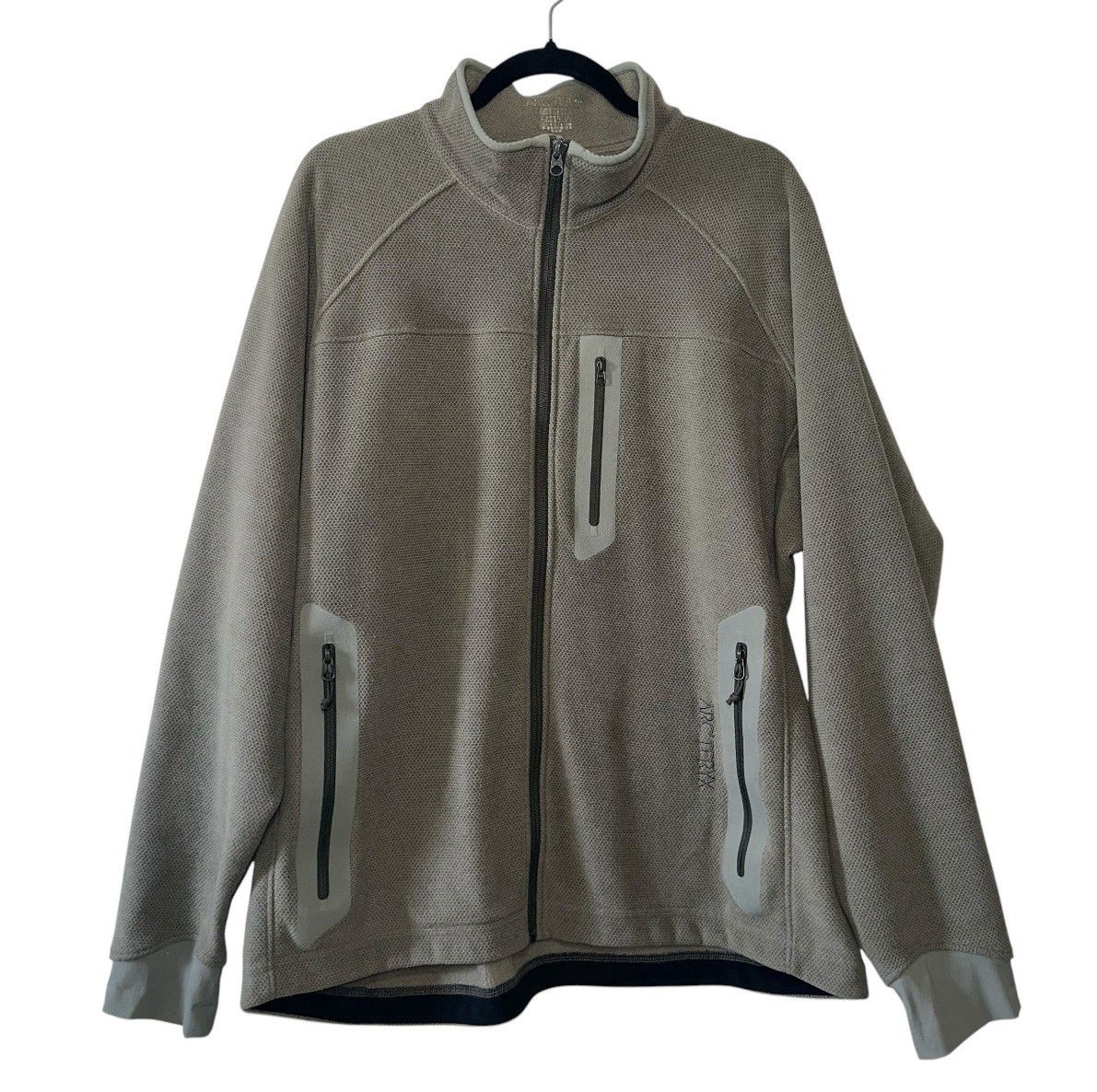 ARC'TERYX Giacca pile ARCTERYX uomo kaki scuro Strato Polartec Cobble Mountain taglia XL