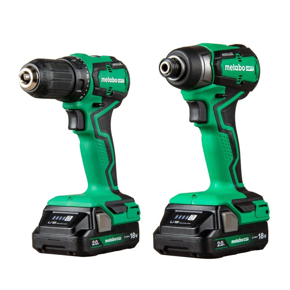 Комбинированный комплект дрели-шуруповерта Metabo Hpt серии Ddx 18V с ударным приводом