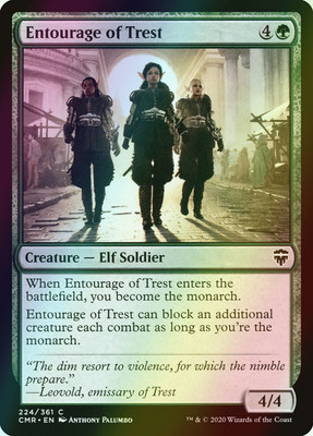 MTG Entourage of Trest Foil ** Commander Legends ** English