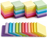 50 X 38Mm Haftnotizen Klein,100 BläTter/Block X 24 Bunt Sticky Notes Wiederverwe