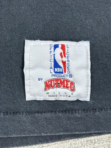 Vintage Los Angeles Lakers Shirt Sz L NBA Basketball Magic Johnson 90s Nutmeg - Picture 8 of 18