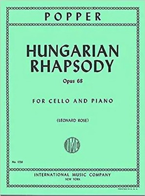 Hungarian Rhapsody Op. 68 | For Cello and Piano | David Popper | Buch