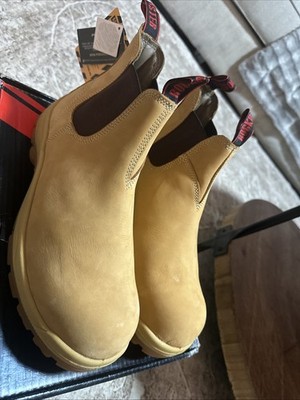 S-3. rockrooster slip on steel toe work boots. Look At Pictures