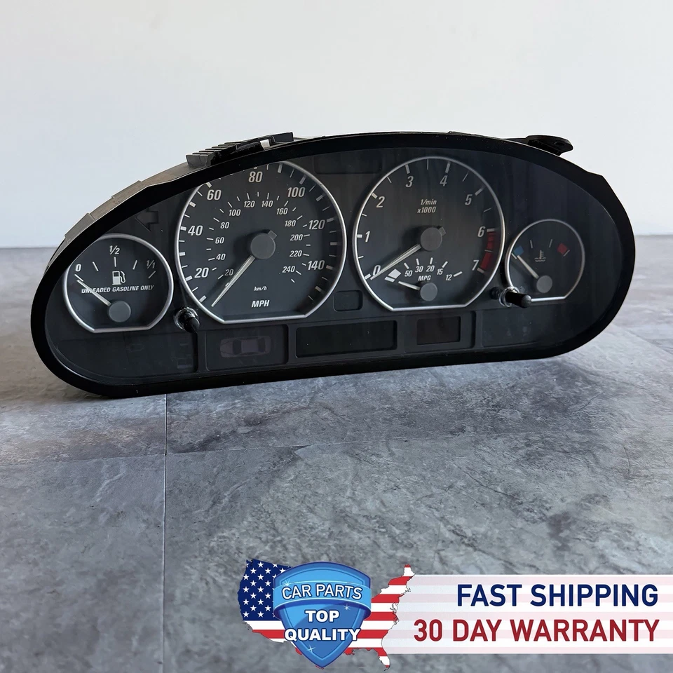 OEM 99-06 BMW E46 325 325Ci 330 330Ci instrumento medidor panel velocímetro Foto 2 de 4