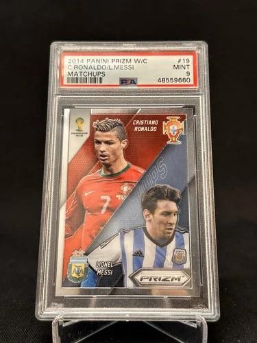 2014 Panini Prizm World Cup - Matchups Lionel Messi, Cristiano Ronaldo #19