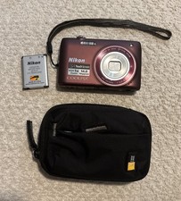 Nikon COOLPIX S4100 digital camera 14.0 MP /5X Zoom (plum) TESTED English