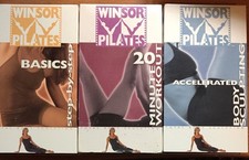 Winsor Pilates 3 VHS Tapes 20 Minute Sculpting Exercise Workout Health