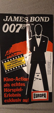 Flyer Europa James Bond 007 Kassetten-Beilage...
