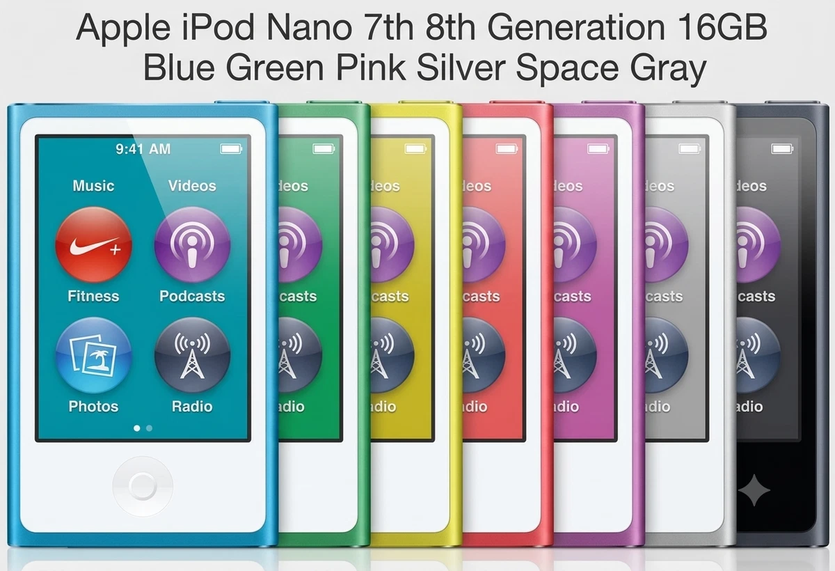 Apple Ipod Nano 16gb Slate 7th Generation for sale | eBay