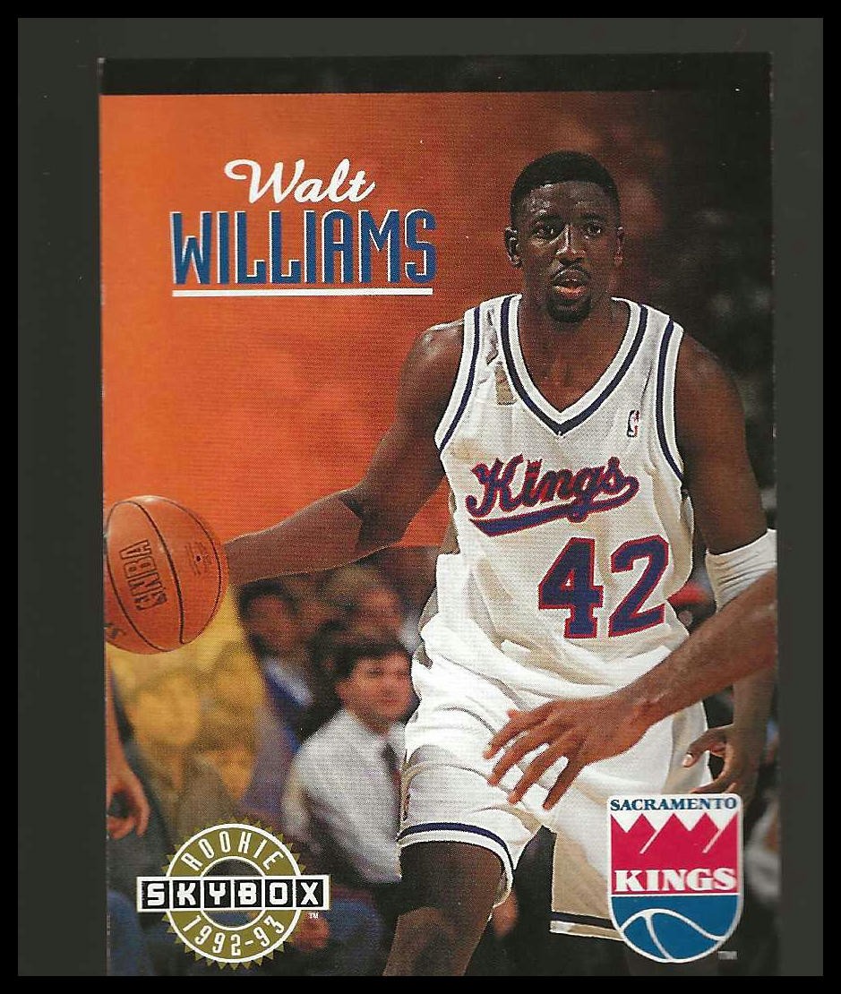1992-93 SkyBox #396 Walt Williams