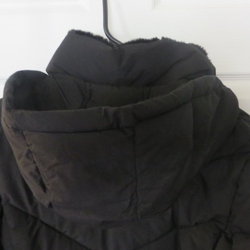 DKNY Black Puffer Winter Coat Small Awsome SIZE SMALL - Afbeelding 17 van 19