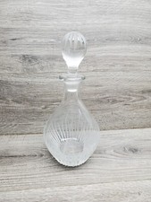 BOHEMIAN HAND CUT CRYSTAL  DECANTER EXCELLENT!