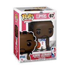 Pop! Figuras de vinilo de Kawhi Leonard de los Clippers de la NBA por Funko DMG PAQUETE