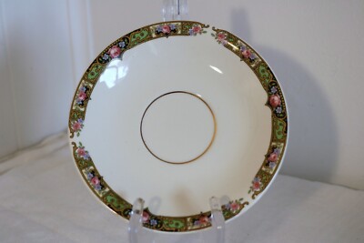 CCTP THOMPSON ALADDIN CHARTREUSE USA 5 7/8''d Saucers Set of 3