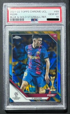 2021-22 Topps Chrome UCL - Chrome Autographs Pedri #CA-P (AU