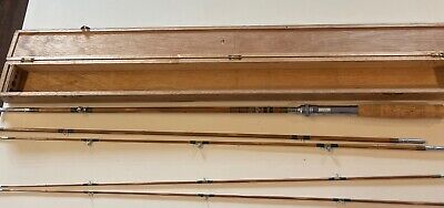 Vintage Tokyo Japan Japanese Bamboo Fishing Rod 3 Piece W/ 2 Vintage Tokyo Japan Japanese Bamboo Fishing Rod 3 Piece W/ 2