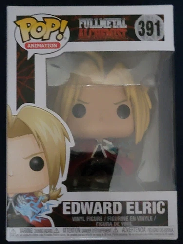 Fullmetal Alchemist Funko Pop Edward Elric #391 Preowned Pop Good/Box Fair