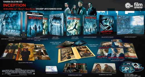 Inception Filmarena 4K Steelbook, New/Sealed - 第 3/3 張圖片