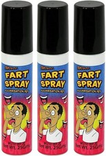 3 Fart Spray Cans - Liquid Stink Bomb Butt Ass Gas - gag prank joke USA MADE 