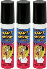 3 Fart Spray Cans - Liquid Stink Bomb Butt Ass Gas - gag prank joke ~USA MADE~