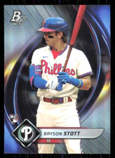 2022 Bowman Platinum RC Bryson Stott Rookie Card #24 Philadelphia Phillies. rookie card picture