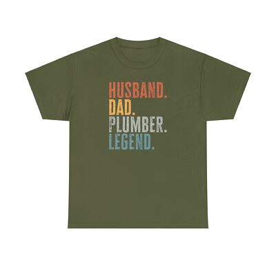 Plumber Shirt Gifts Tshirt Tee Crew Neck Short Sleeve