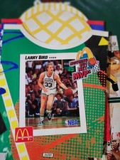 1994 McDonalds Nothing But Net NBA MVPs French Fry Box larry  bird Boston Celtic