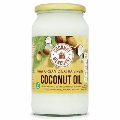 Coconut Merchant Raw Organic Extra Virgin Coconut Oil - 1L (33.81fl oz)