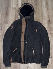 Naketano Women's Jacket Fleece Lined Jacket Coat Hooded Sz M Winter Euc!