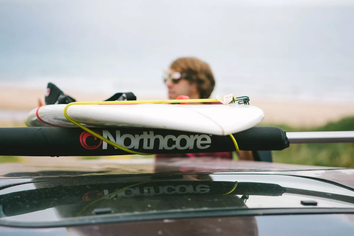 NORTHCORE Wide Load Roof Bar Pads 1 Pair NEW for Surfboard SUP kayak Windsurfer