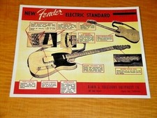 VINTAGE FENDER TELECASTER BROADCASTER PROMO A...