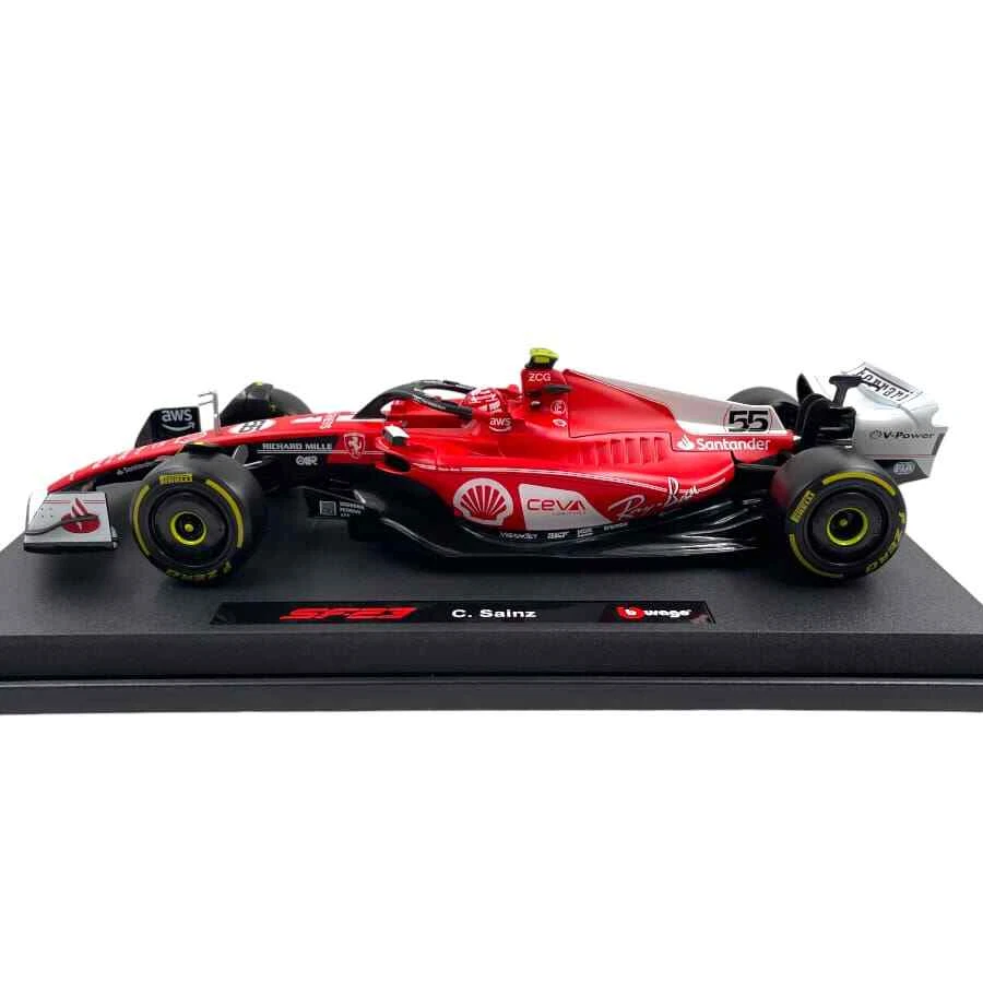 Modellino F1 Bburago 1/18 Ferrari SF-23 Las Vegas C. Sainz #55 2023 - Immagine 3 di 4