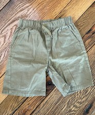 Boys Perry Ellis Chino Shorts Sz 5 Brown Casual Preppy Pullon