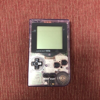 Nintendo Game Boy Pocket MGB-001 Atomic Purple OEM Tested Working  RARE!