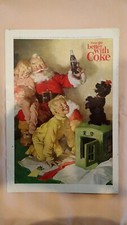 PUBLICITÉ IMPRIMÉE DE NOËL COCA-COLA COKE DEC 1964 NAT GEO SANTA avec ENFANTS, ÉCOSSE