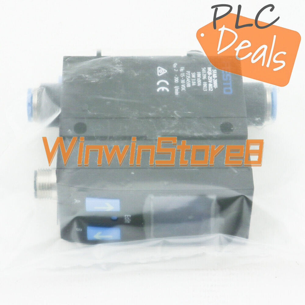 1PC New Fit FESTO FLOW SNSR, 565396 W/ SDE194297 SFAB-200U-WQ8-2SV-M12