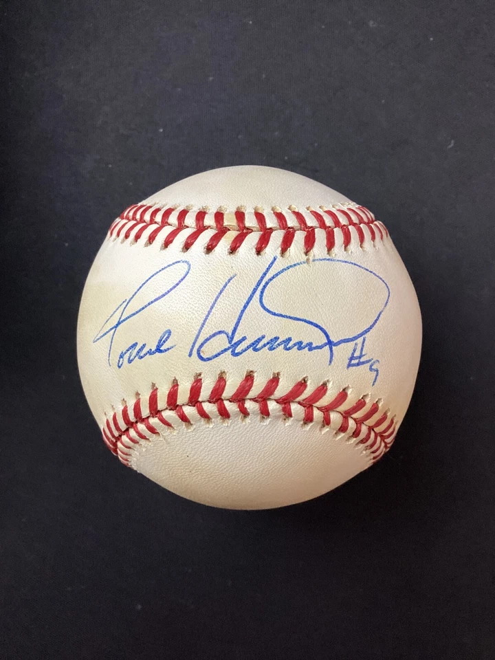 Béisbol firmado por Roberto Hernández certificado JSA. #9 Lanzador MLB Medias Blancas/Rayos ¡AUTO! Foto 2 de 4