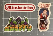 Hook Ups JK Industries Sticker Rare Lot X3 [3]