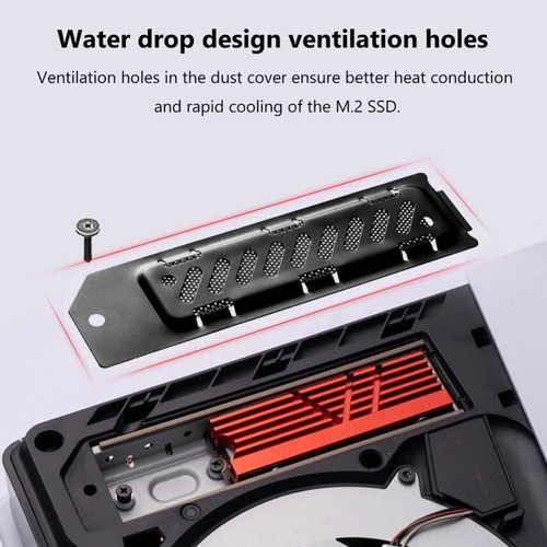 Cooling SSD Cooler Heatsink Heat Dissipation Set for PS5 slim/ PS5 Pro - Afbeelding 8 van 11