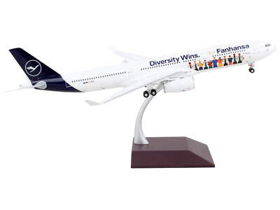 Airbus A330-300 Commercial Aircraft ''Lufthansa - Diversity Wins'' White with Blue