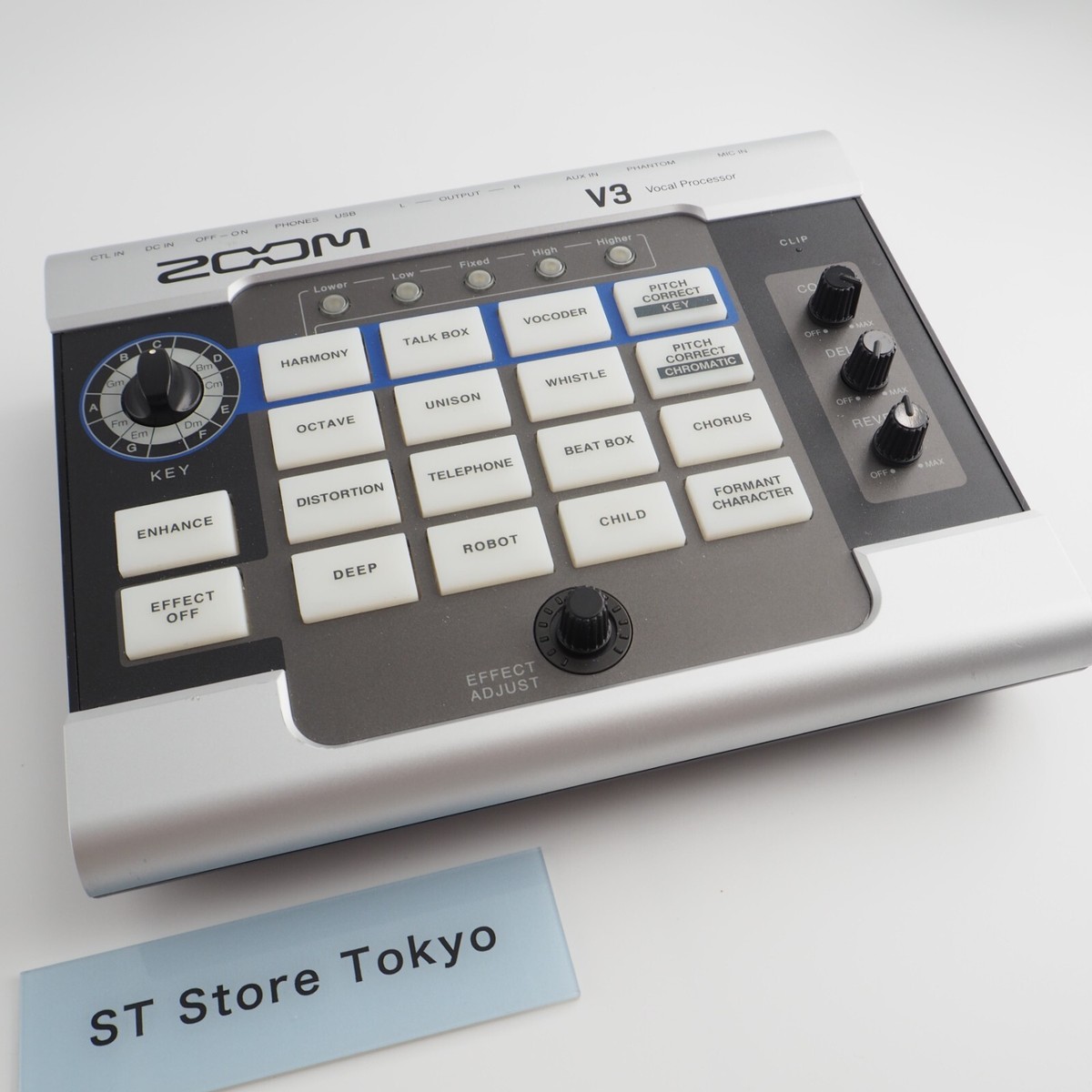 ZOOM V3 vocal processor ボーカルエフェクター ライバー、VTuberにも最適！七色の声を作り出す、ボーカル専用